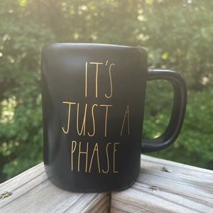 Rae Dunn it’s just a phase moon phase mug double sided gold